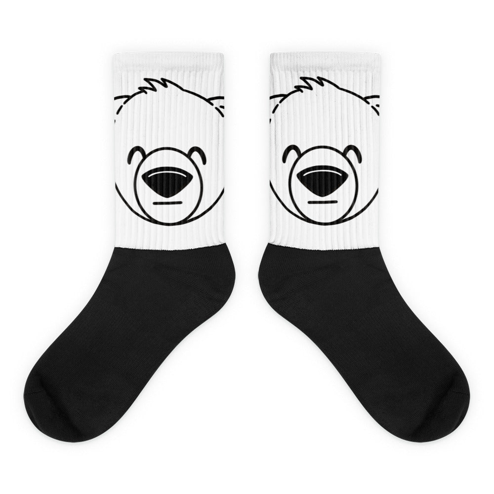 WeBearish Acceptance - Logo Socks (Black & White)