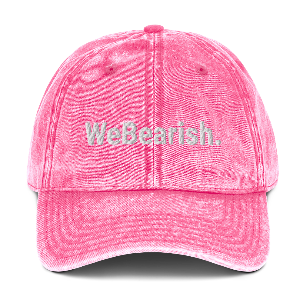 WeBearish Acceptance - Vintage Hat