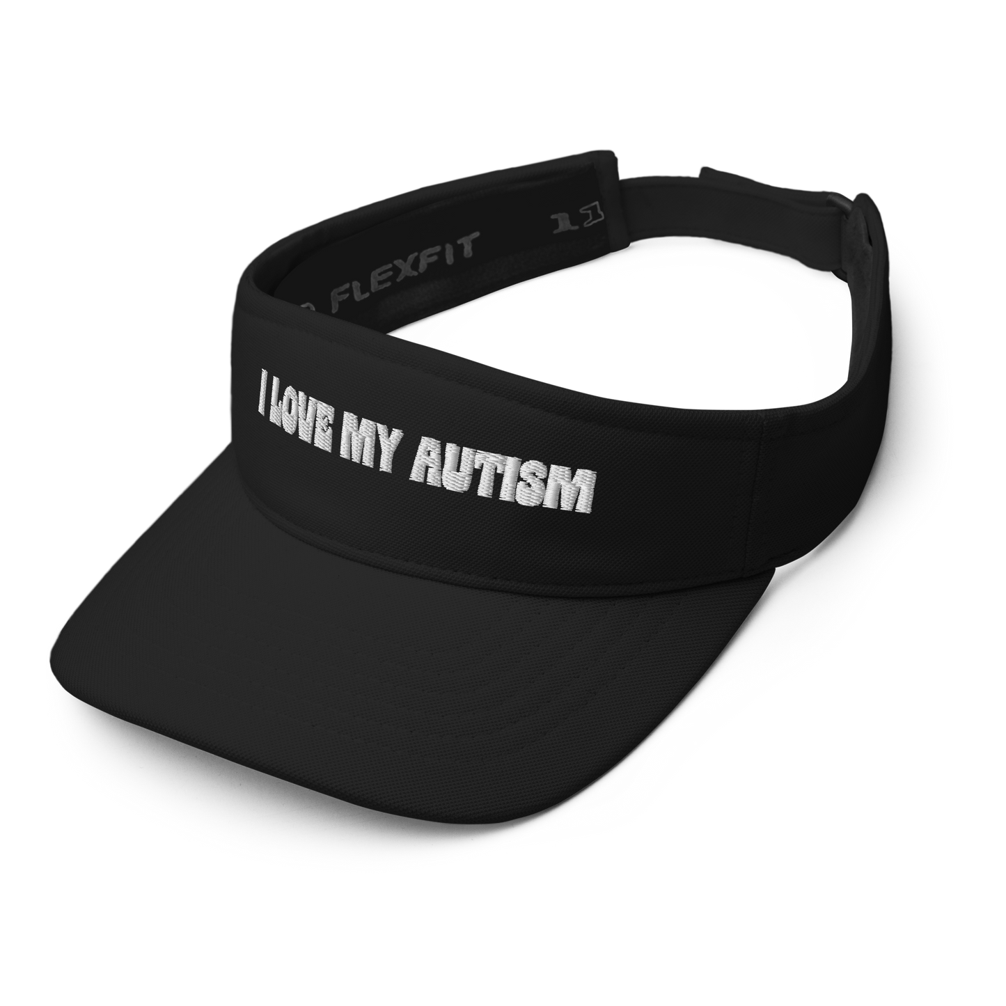 I Love My Autism Visor (Black)