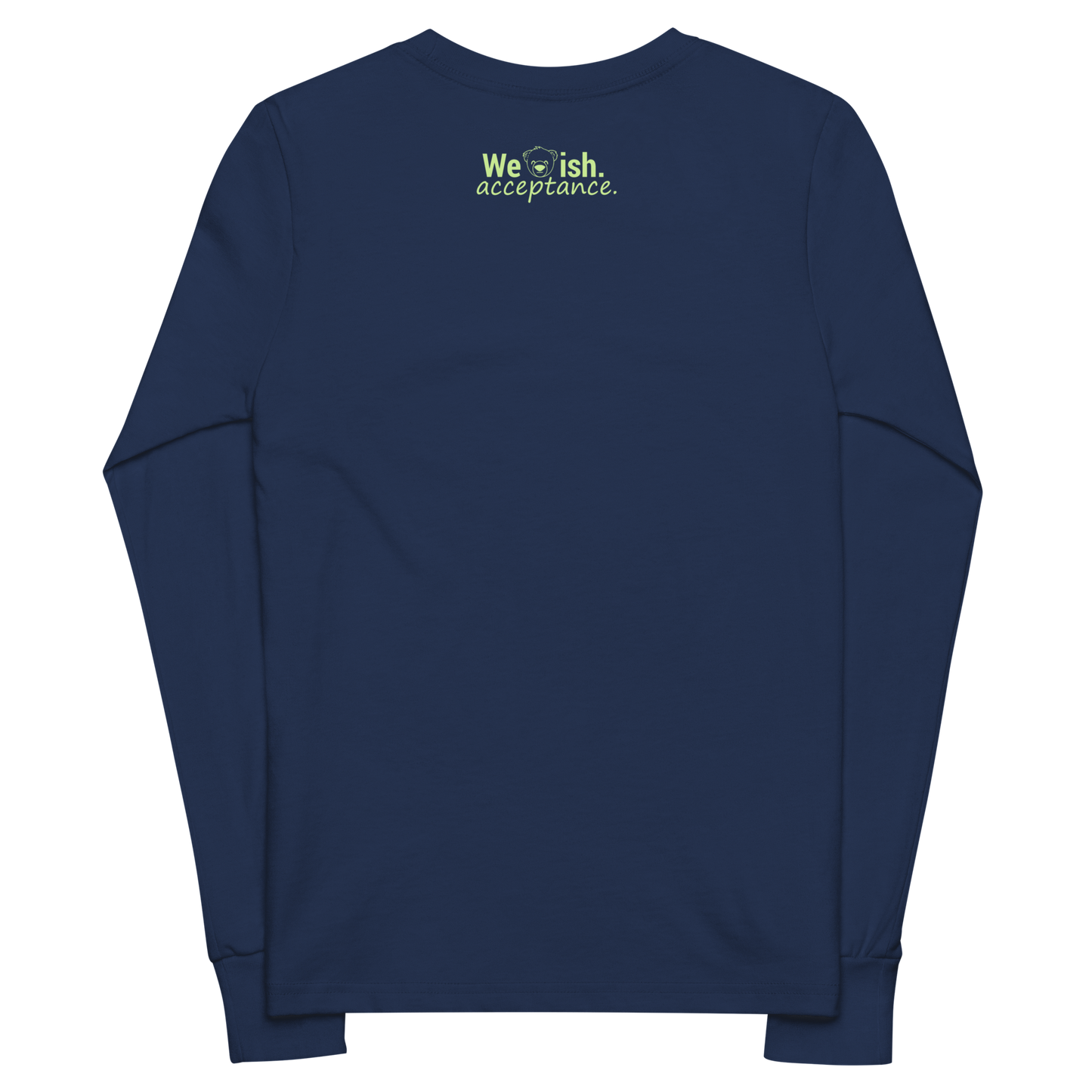 WeBearish Youth Long Sleeve Tee (Blue) - WeBearish Acceptance