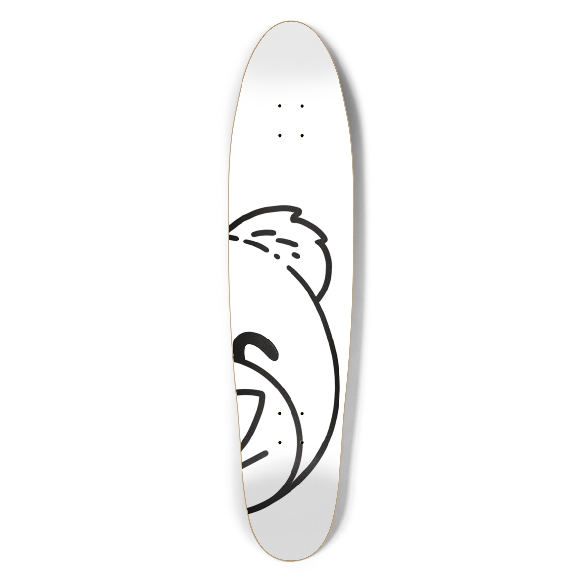 WeBearish White Longboard