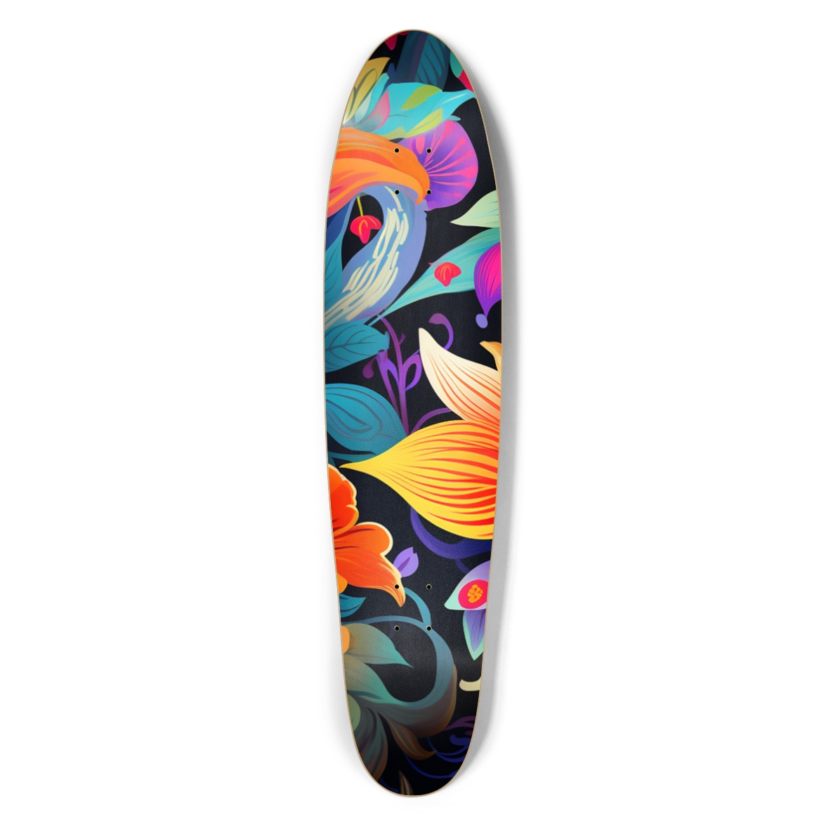 Neon Garden Longboard