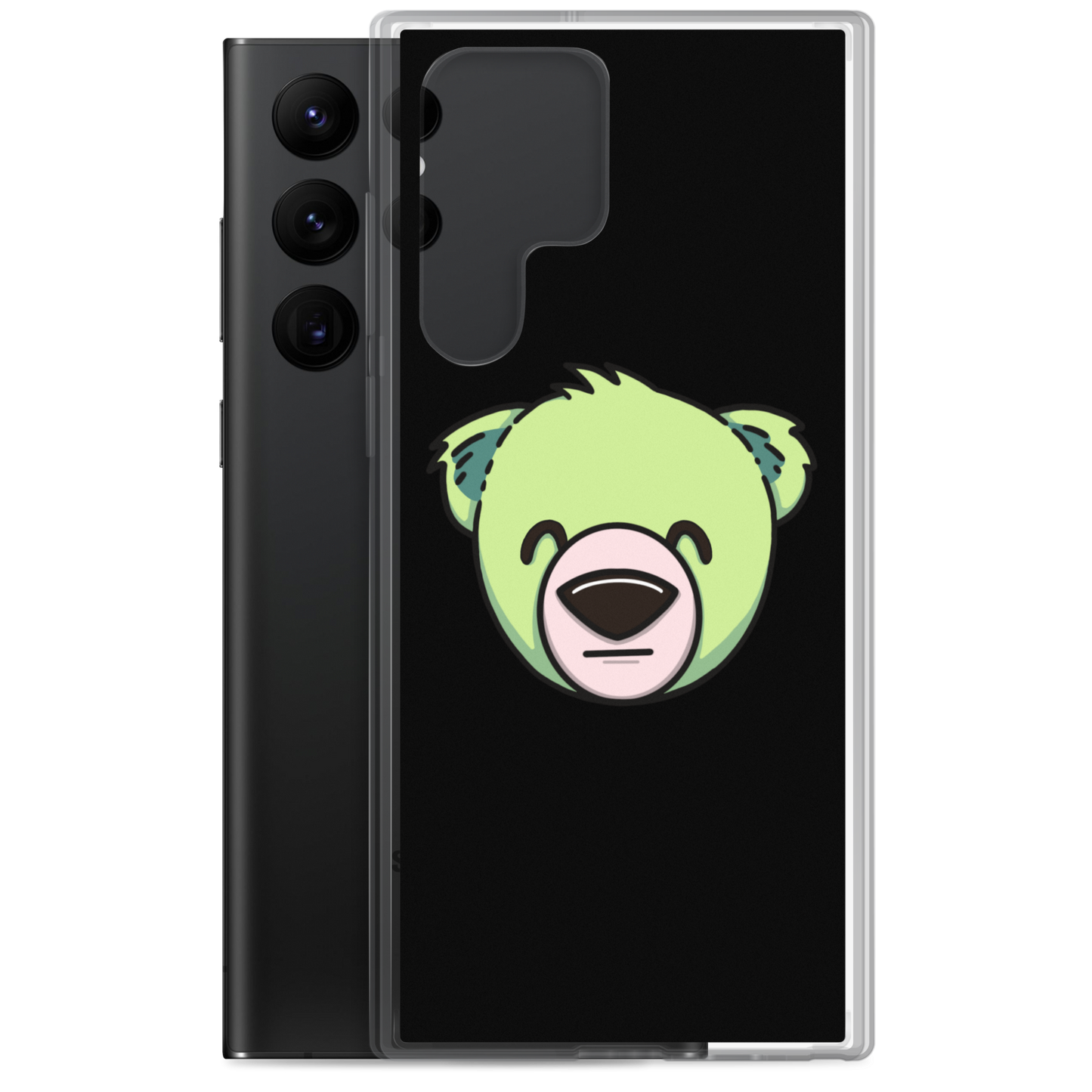 WeBearish Samsung® Phone Case (Black/Green)