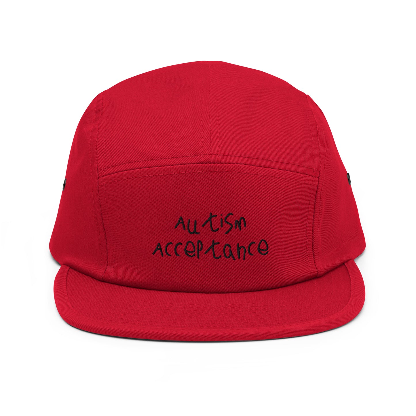 Autism Acceptance Five Panel Cap (Red)