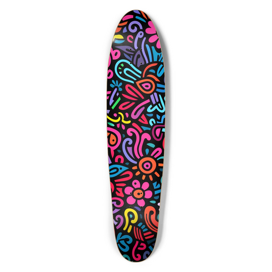Bright Vibes Longboard
