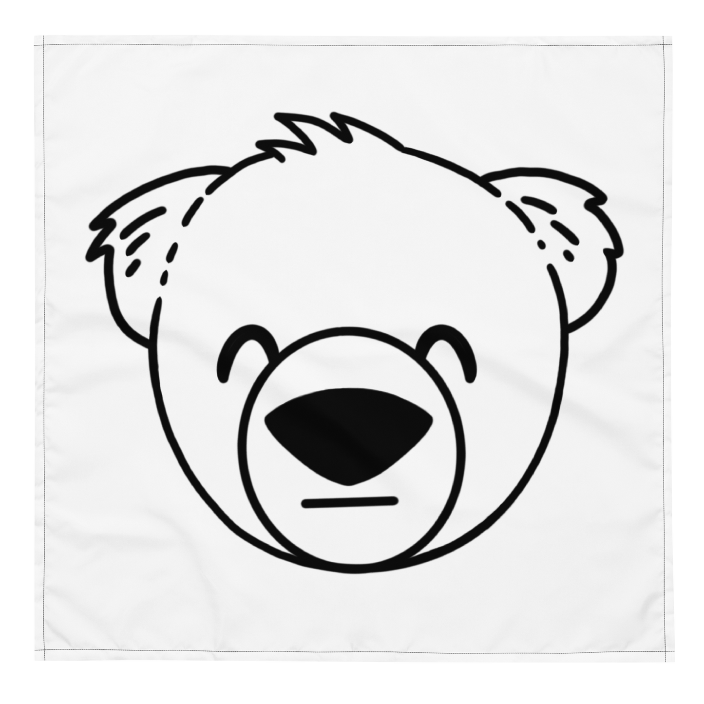 WeBearish Bandana (Black & White)
