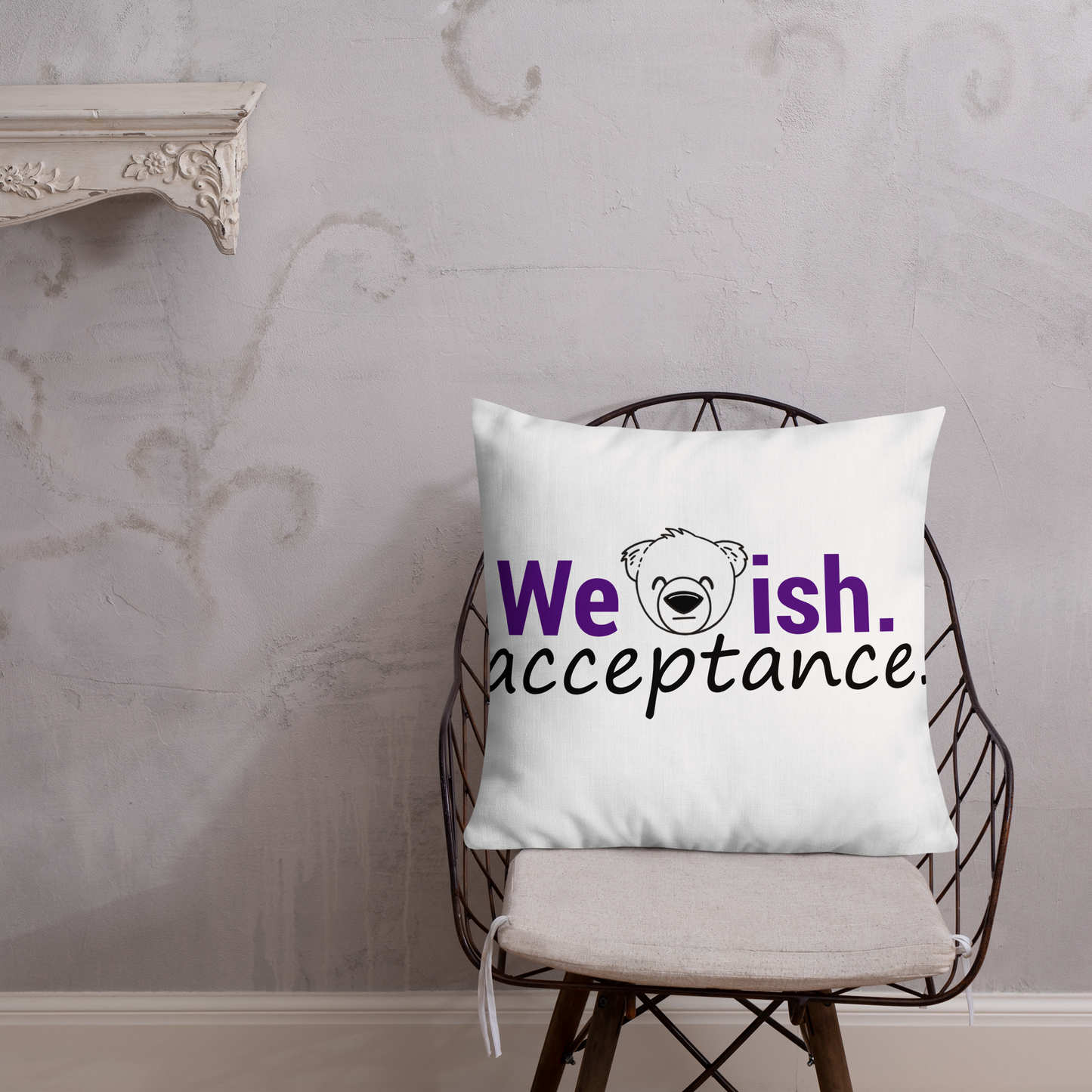 WeBearish Acceptance Pillow
