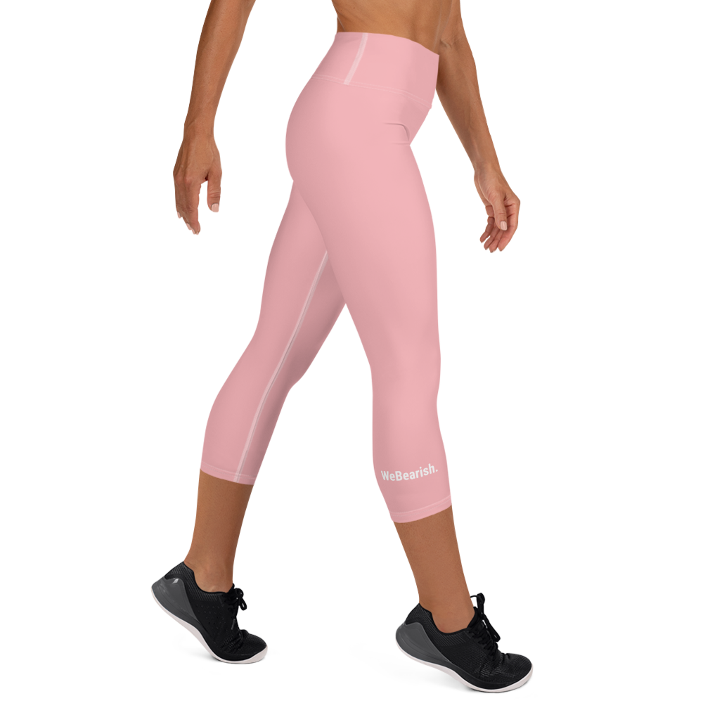 Women's Yoga Leggings (Pink) - WeBearish Acceptance