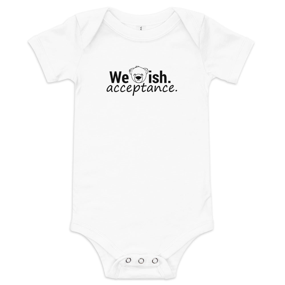 WeBearish Acceptance Baby Short Sleeve (One Piece)