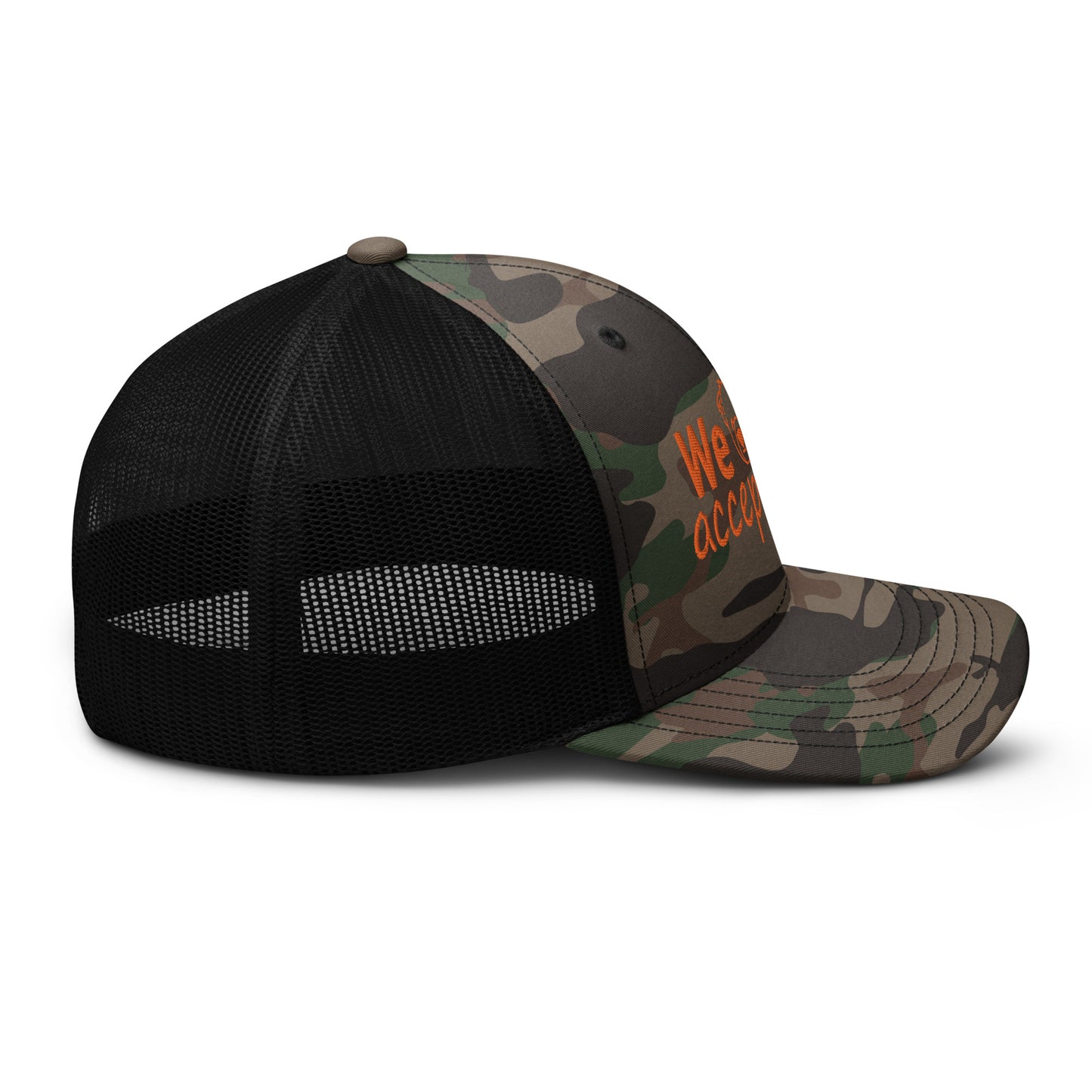 WeBearish Acceptance Camouflage Trucker Hat