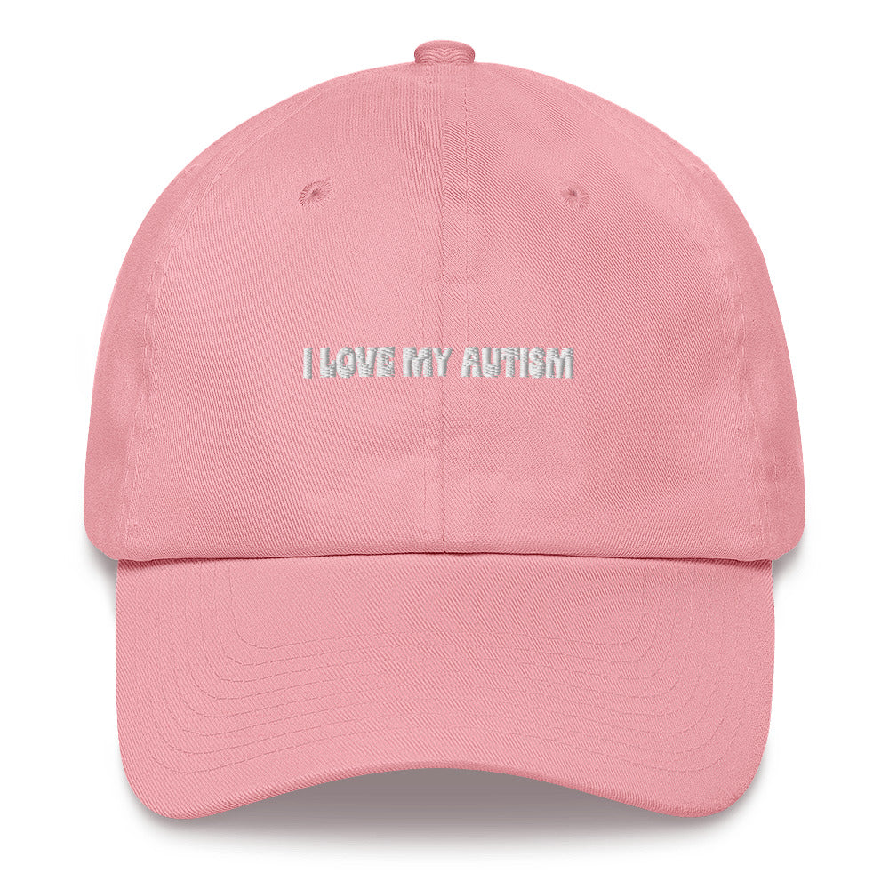 I Love My Autism Dad Hat (Pink)