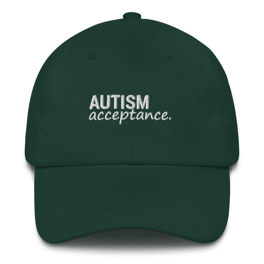 Autism Acceptance Dad Hat (Green)