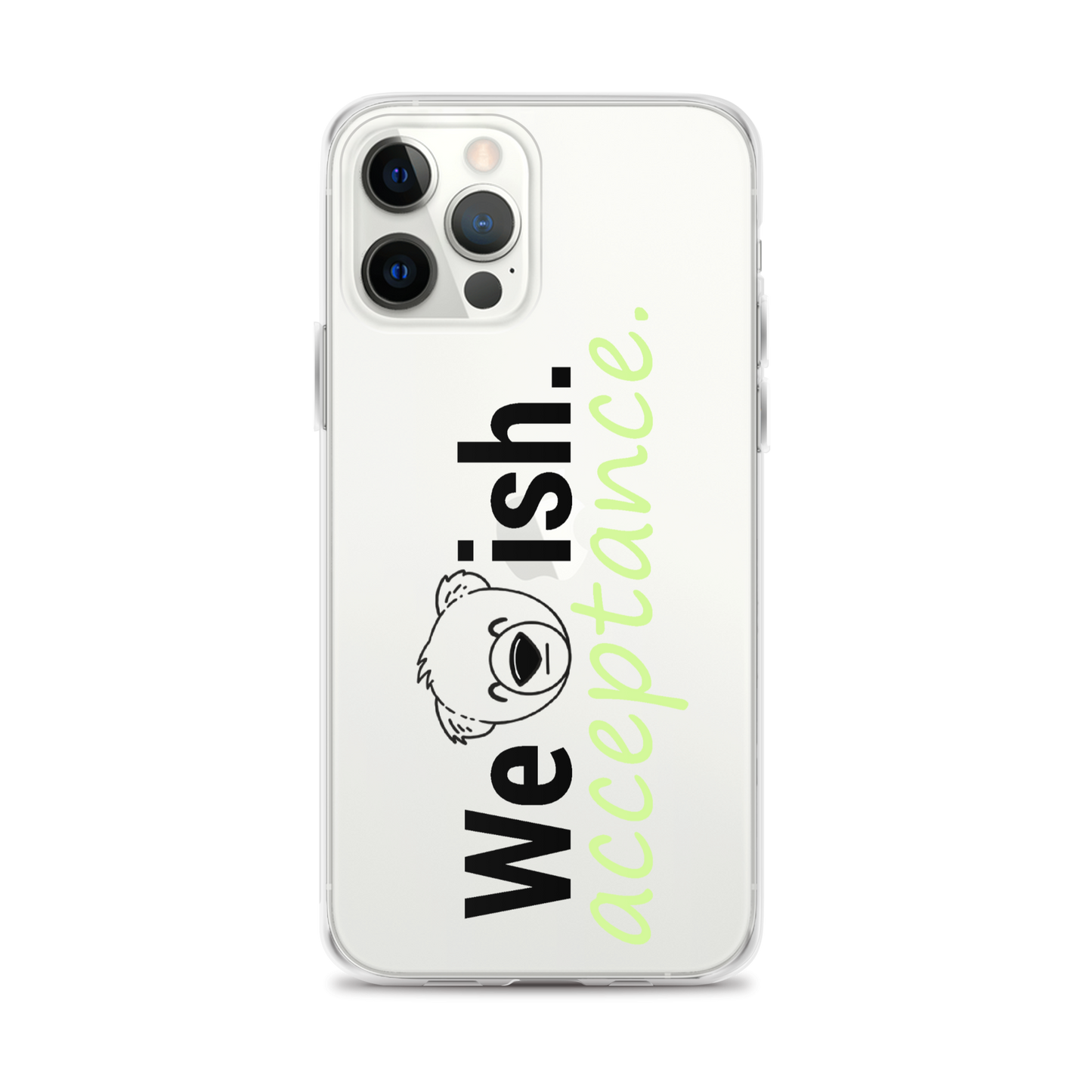 WeBearish Acceptance Clear Case for iPhone