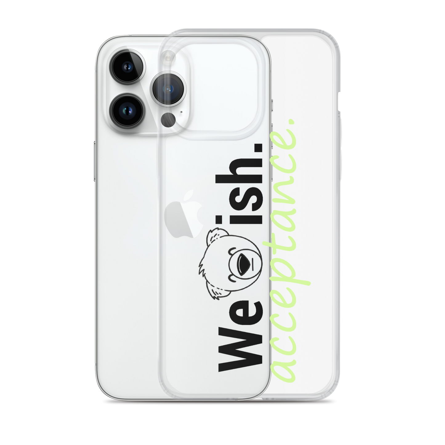 WeBearish Acceptance Clear Case for iPhone