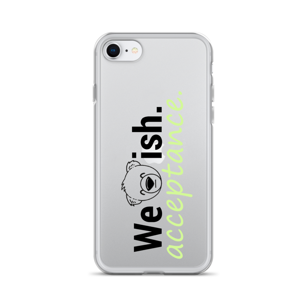 WeBearish Acceptance Clear Case for iPhone