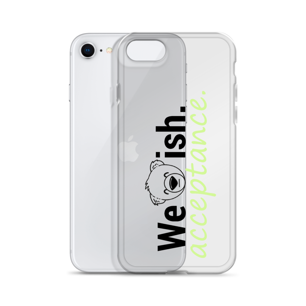WeBearish Acceptance Clear Case for iPhone