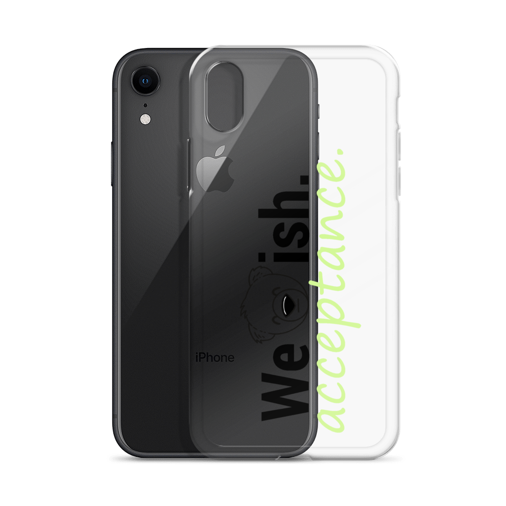 WeBearish Acceptance Clear Case for iPhone