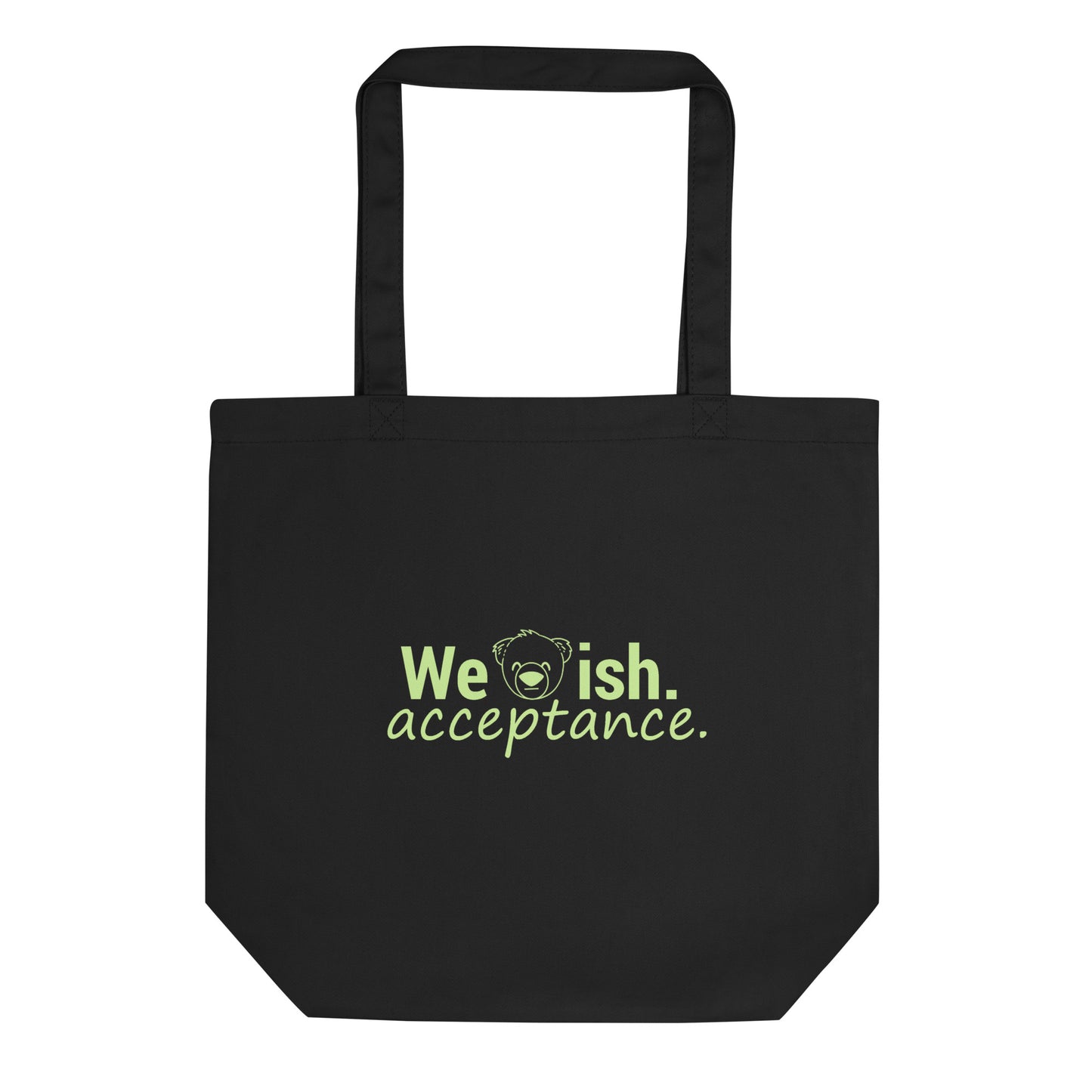 I Love My Autism WeBearish Tote Bag (Black)