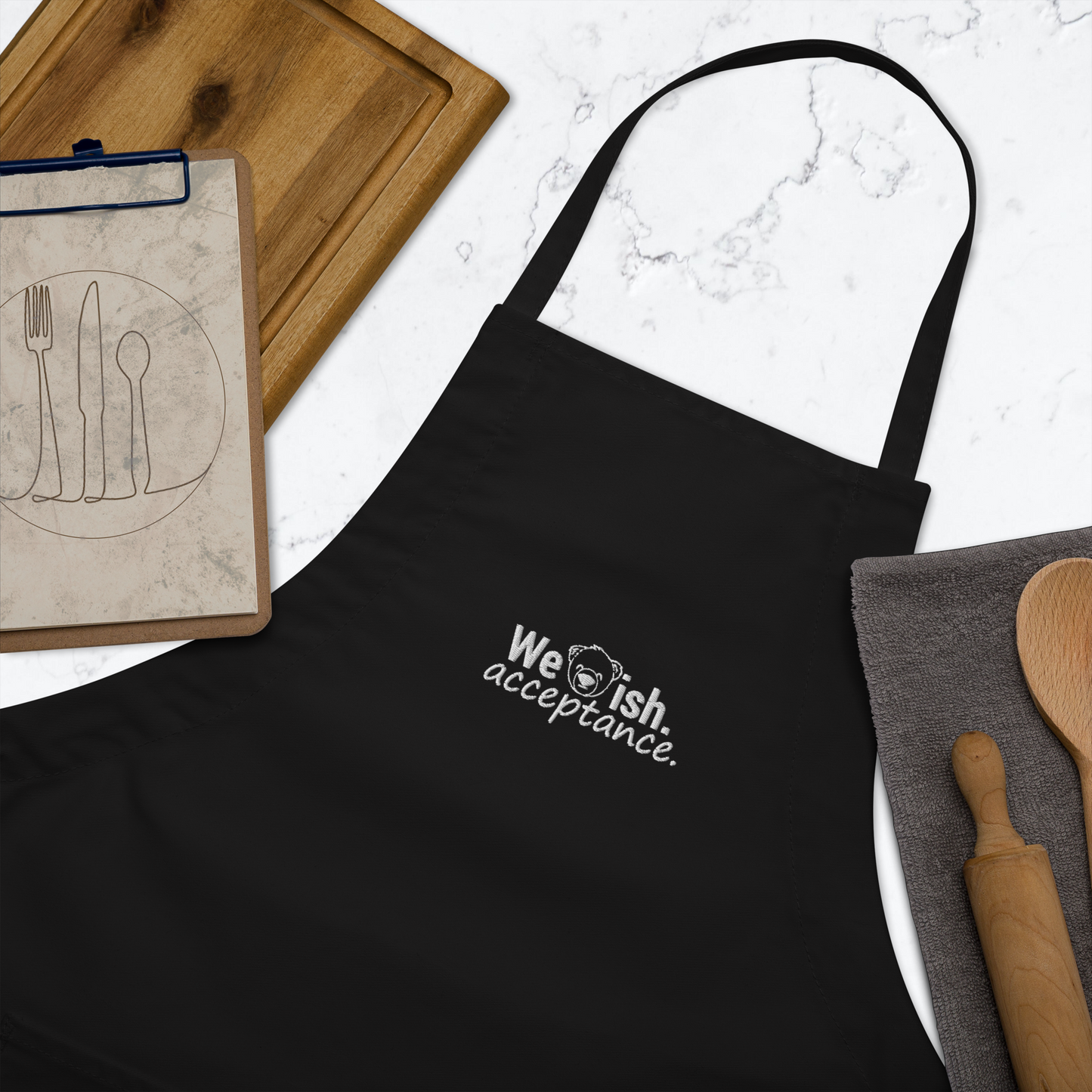 WeBearish Acceptance Cooking Apron