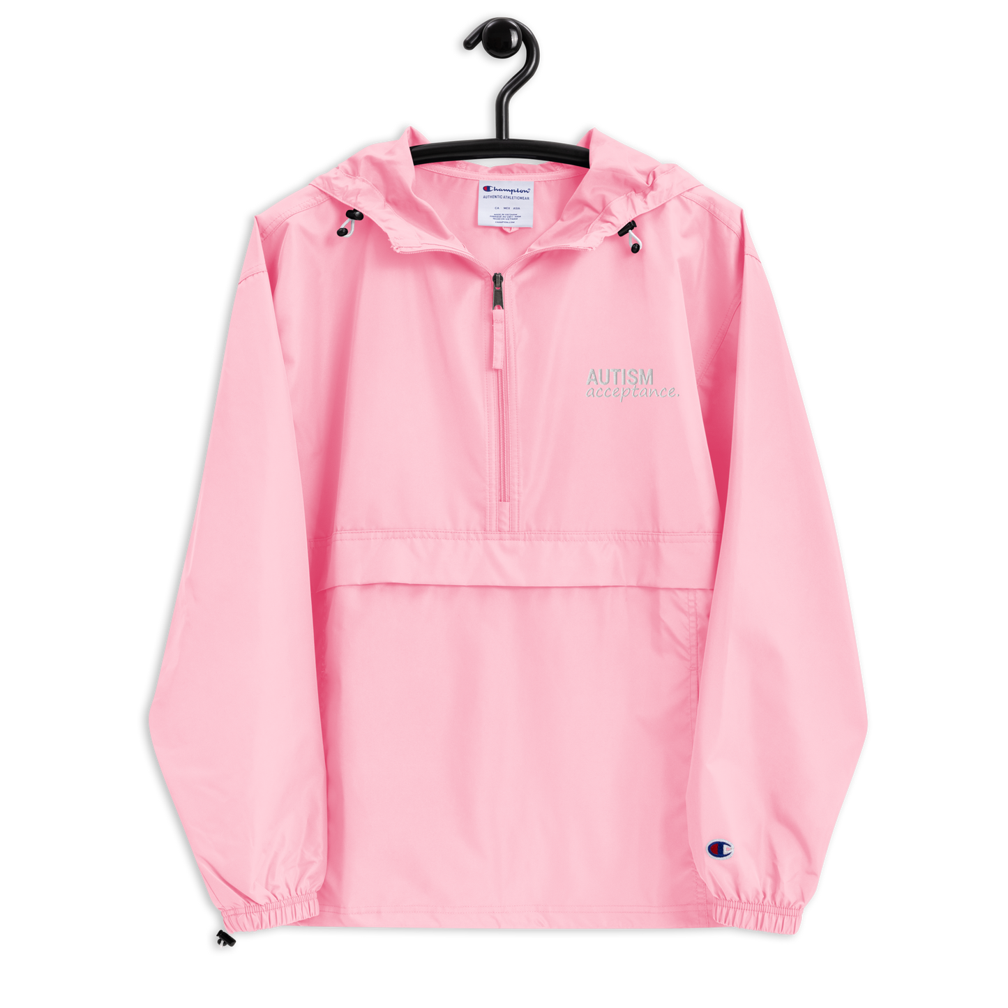 Autism Acceptance Champion Packable Jacket (Pink)