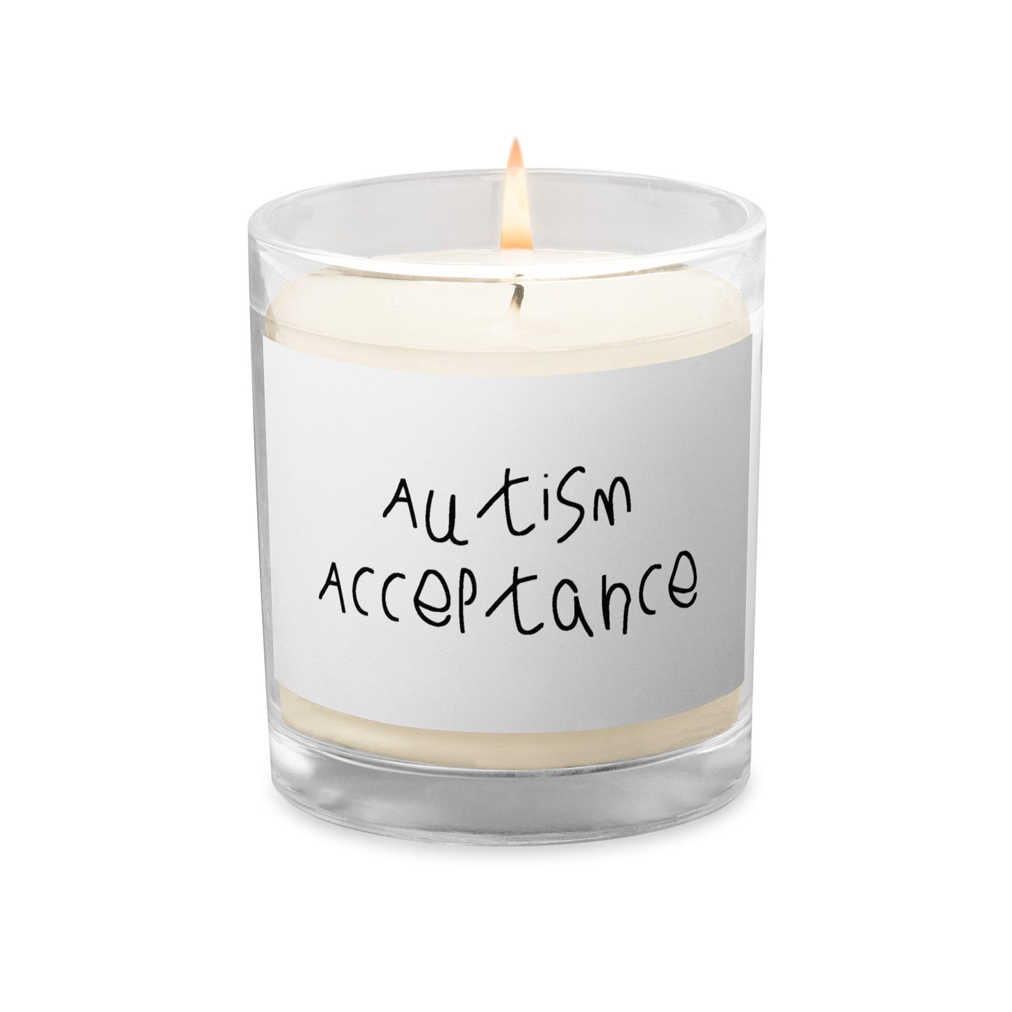 Autism Acceptance Candle