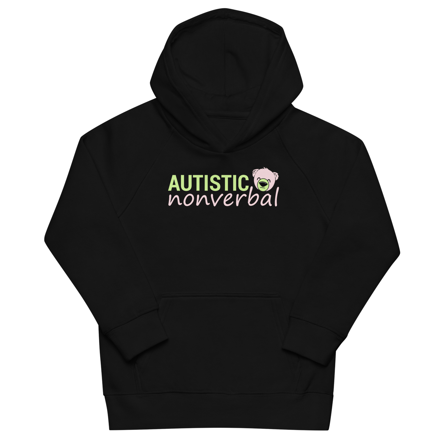Autistic Nonverbal WeBearish Kids Hoodie