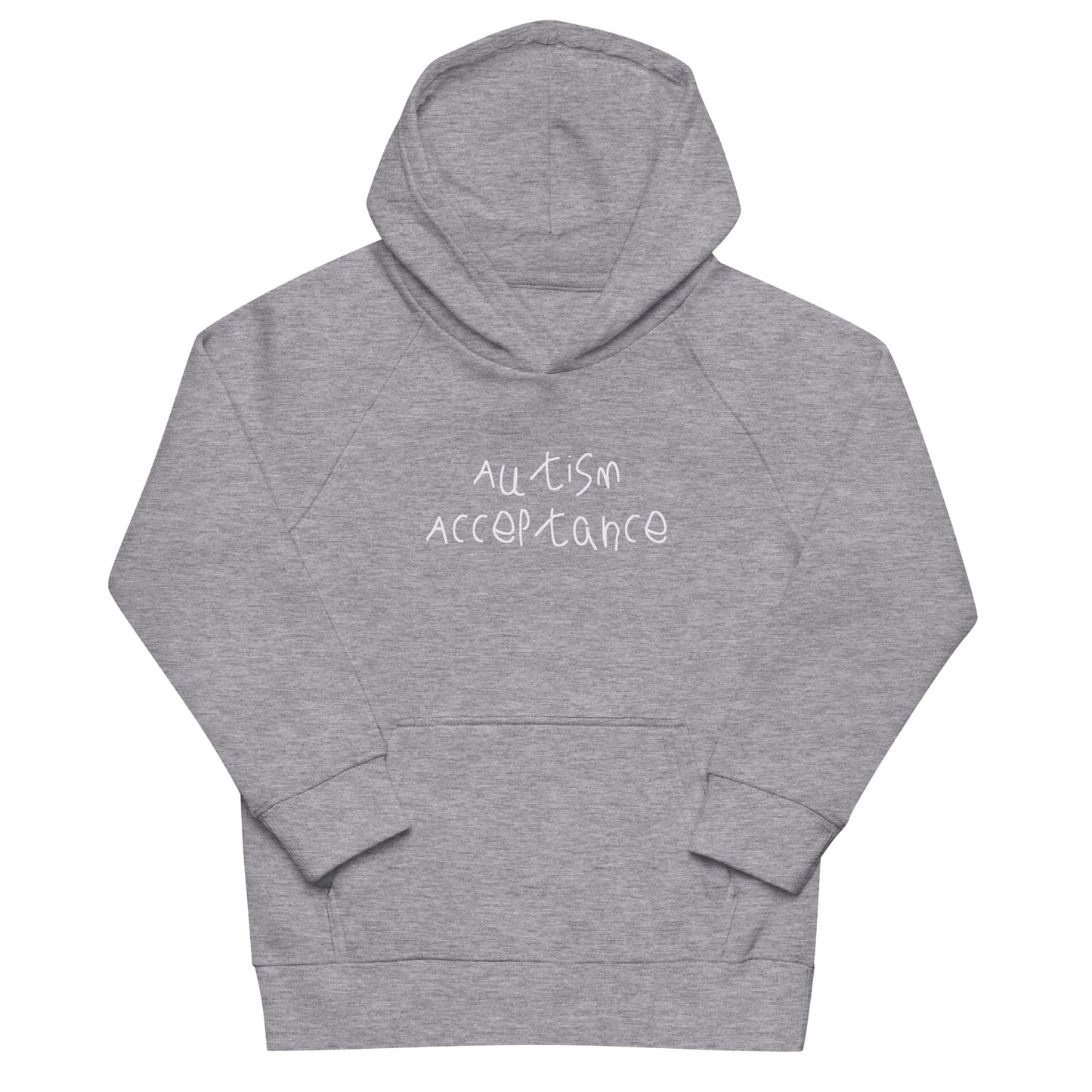 Autism Acceptance Kids Hoodie (Grey)