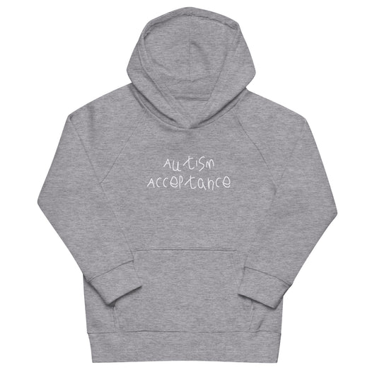 Autism Acceptance Kids Hoodie (Grey)