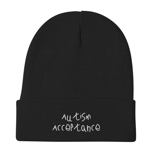 Autism Acceptance Beanie (Black)