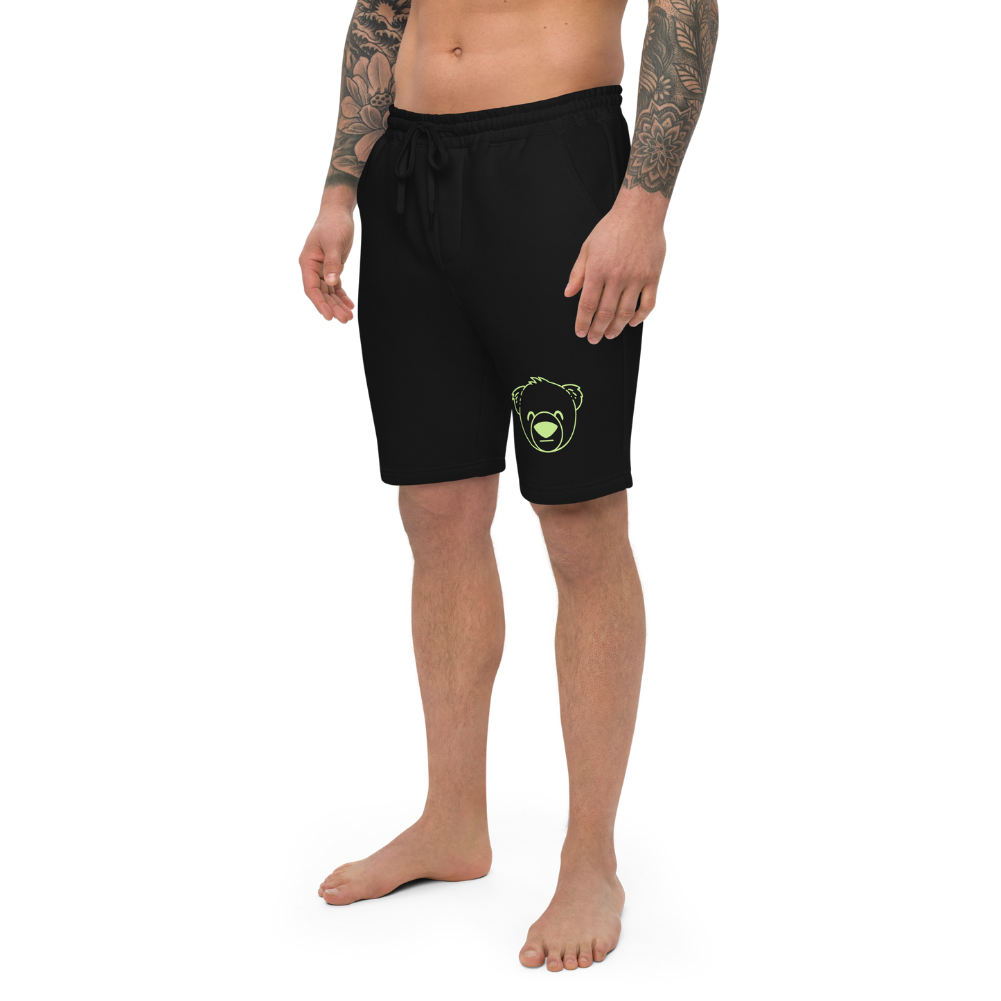 WeBearish Men's Fleece Shorts (Black)