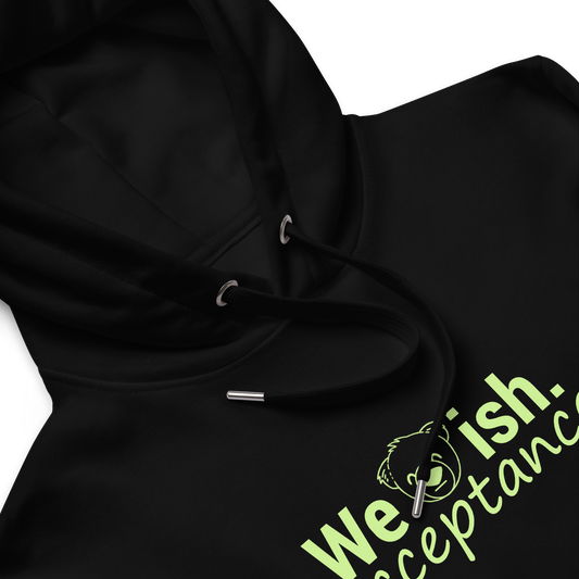 WeBearish Acceptance Unisex Premium Black Hoodie