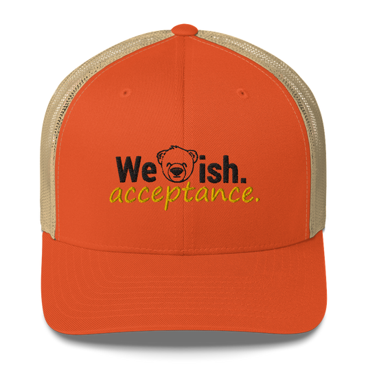 WeBearish Acceptance Trucker (Orange/Khaki)