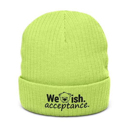 WeBearish Acceptance Beanie (Acid Green)