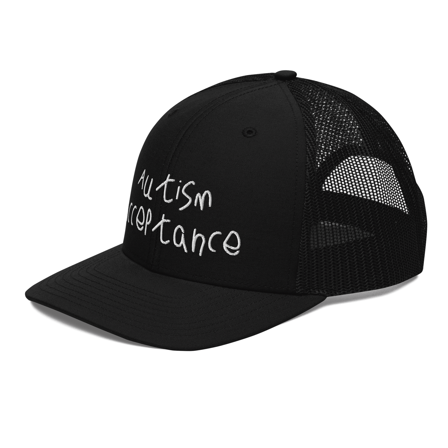 Autism Acceptance Trucker Cap (Black)
