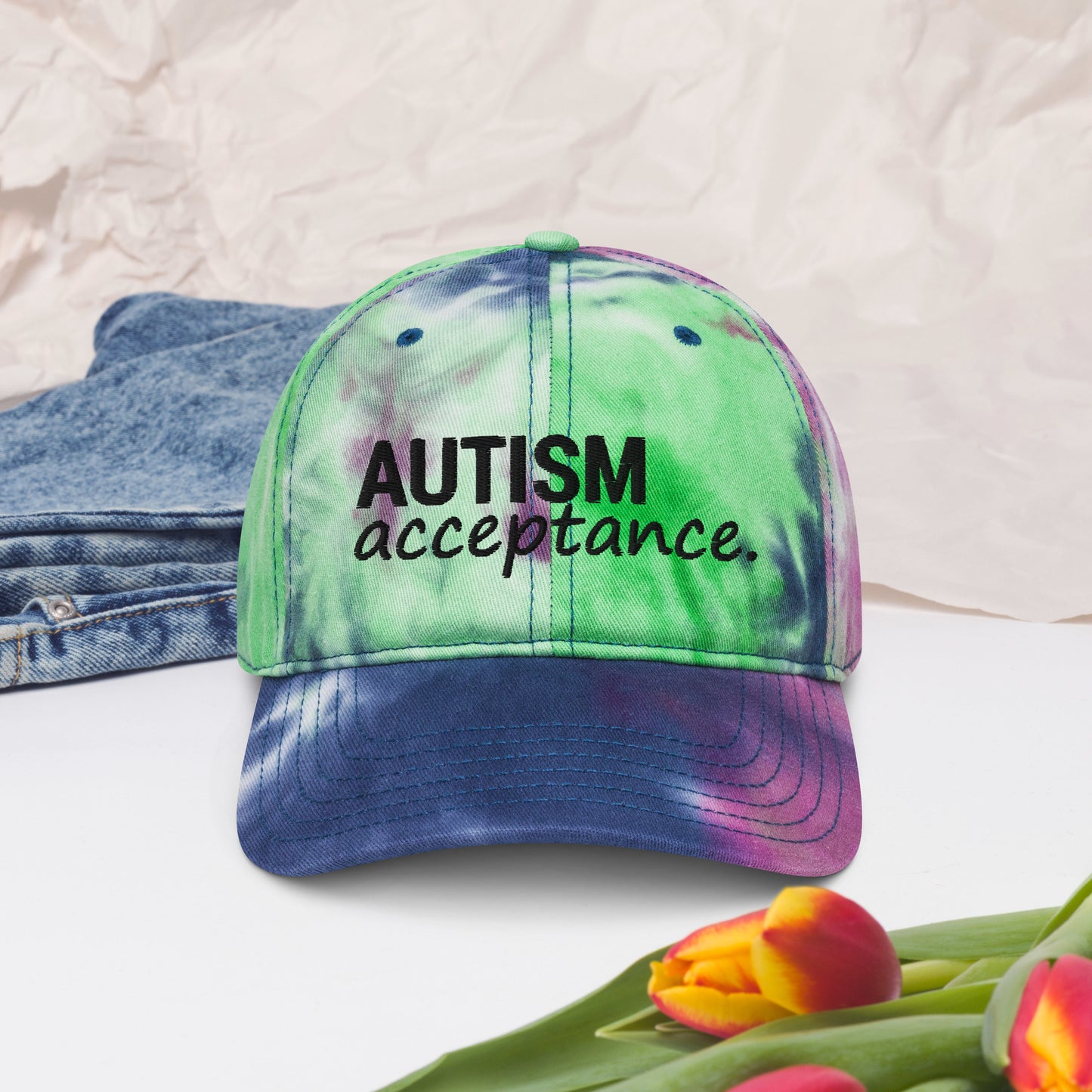 Autism Acceptance Tie Dye Hat