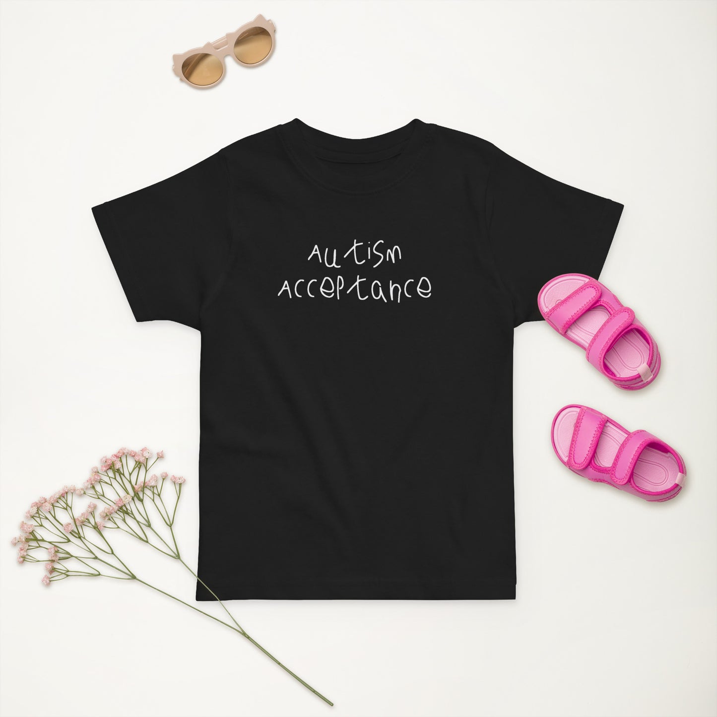 Autism Acceptance Toddler Shirt (Black)