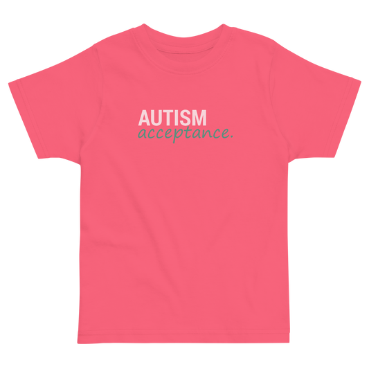 Autism Acceptance Toddler (Hot Pink/Pink/Green)