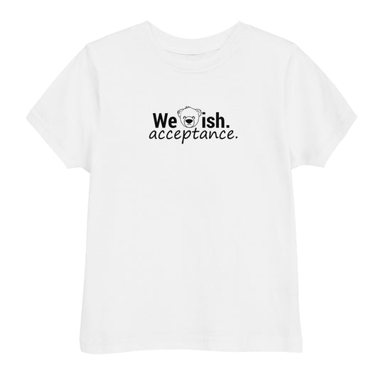 WeBearish Acceptance Toddler Shirt (White)