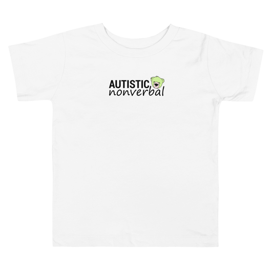 Autistic Nonverbal Toddler Tee (White)