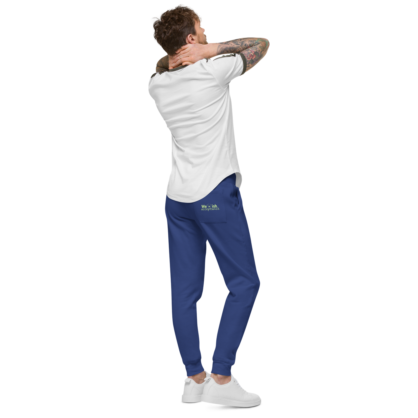 WeBearish Fleece Sweatpants (Blue)