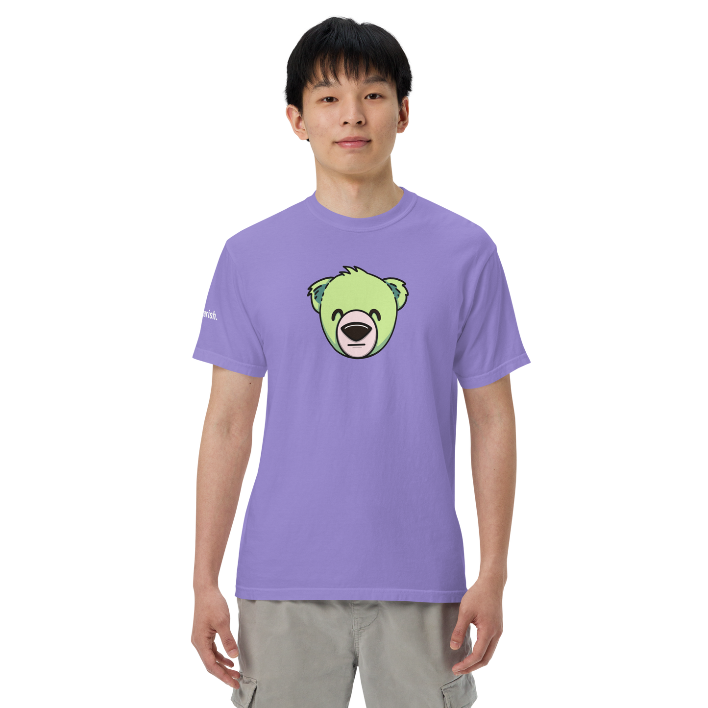 WeBearish Men’s Heavyweight T-shirt (Iris)