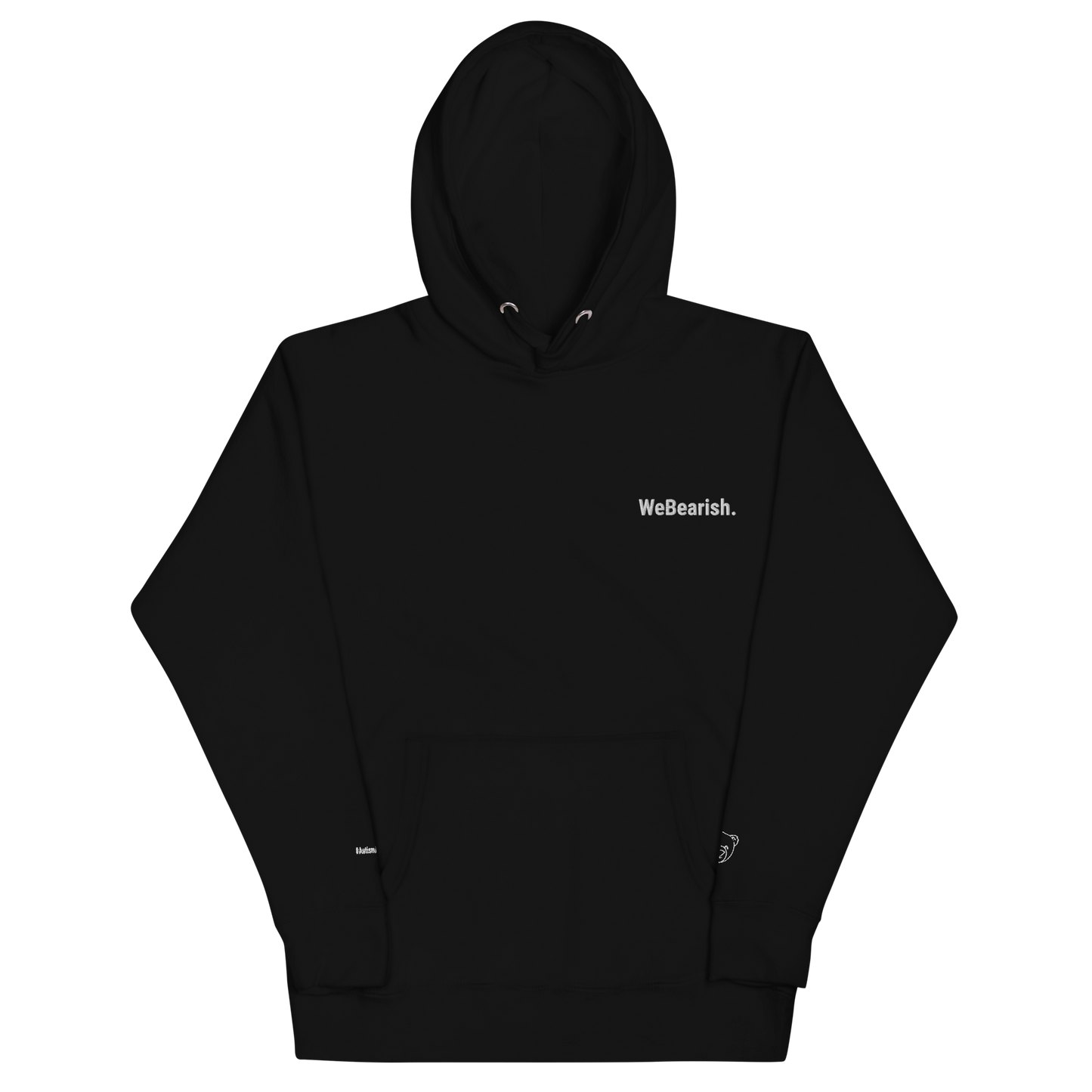 WeBearish Autism Acceptance Unisex Hoodie (Black)
