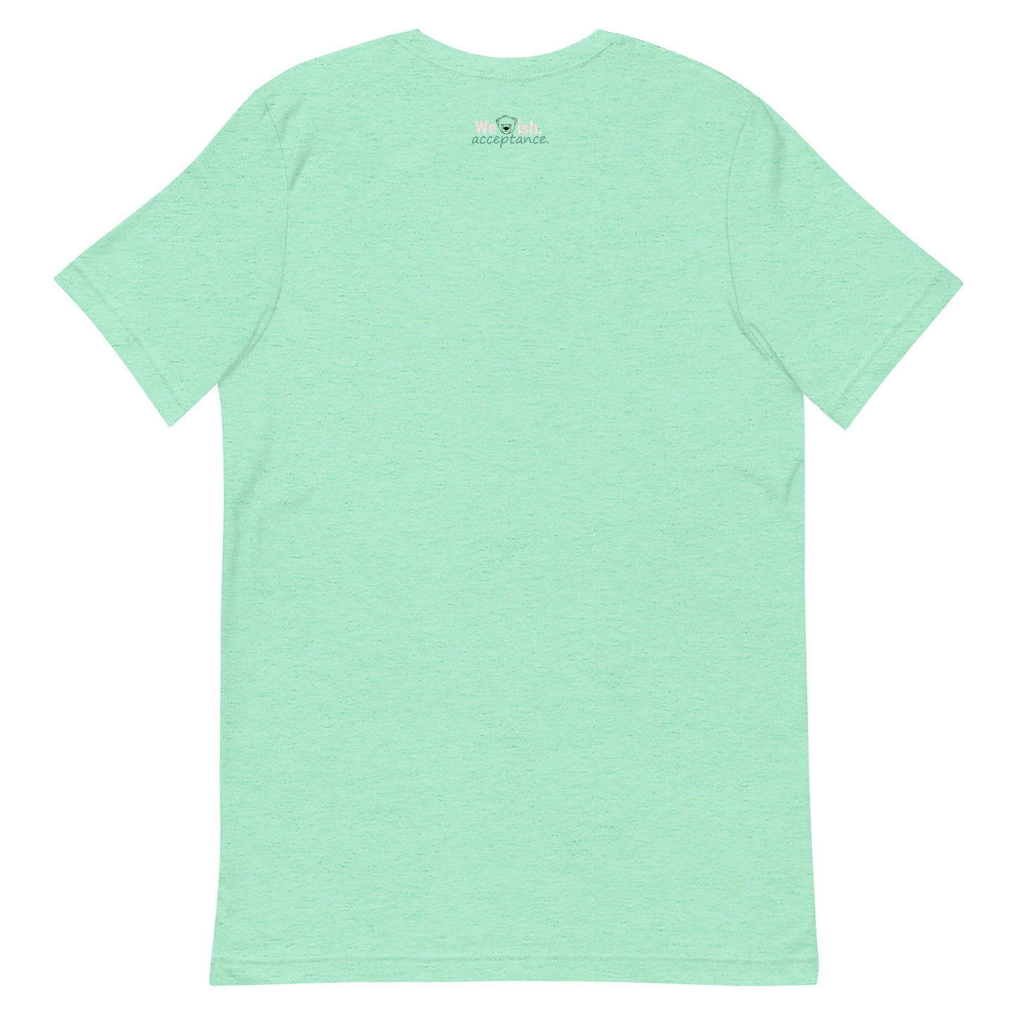 Autism Acceptance T-Shirt (Heather Mint Green)