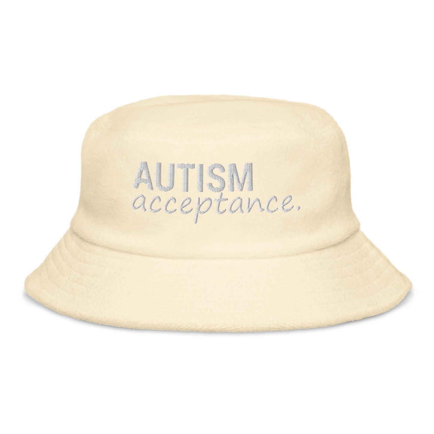Autism Acceptance Bucket Hat (Light Yellow)