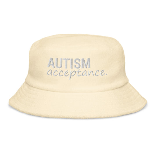 Autism Acceptance Bucket Hat (Light Yellow)