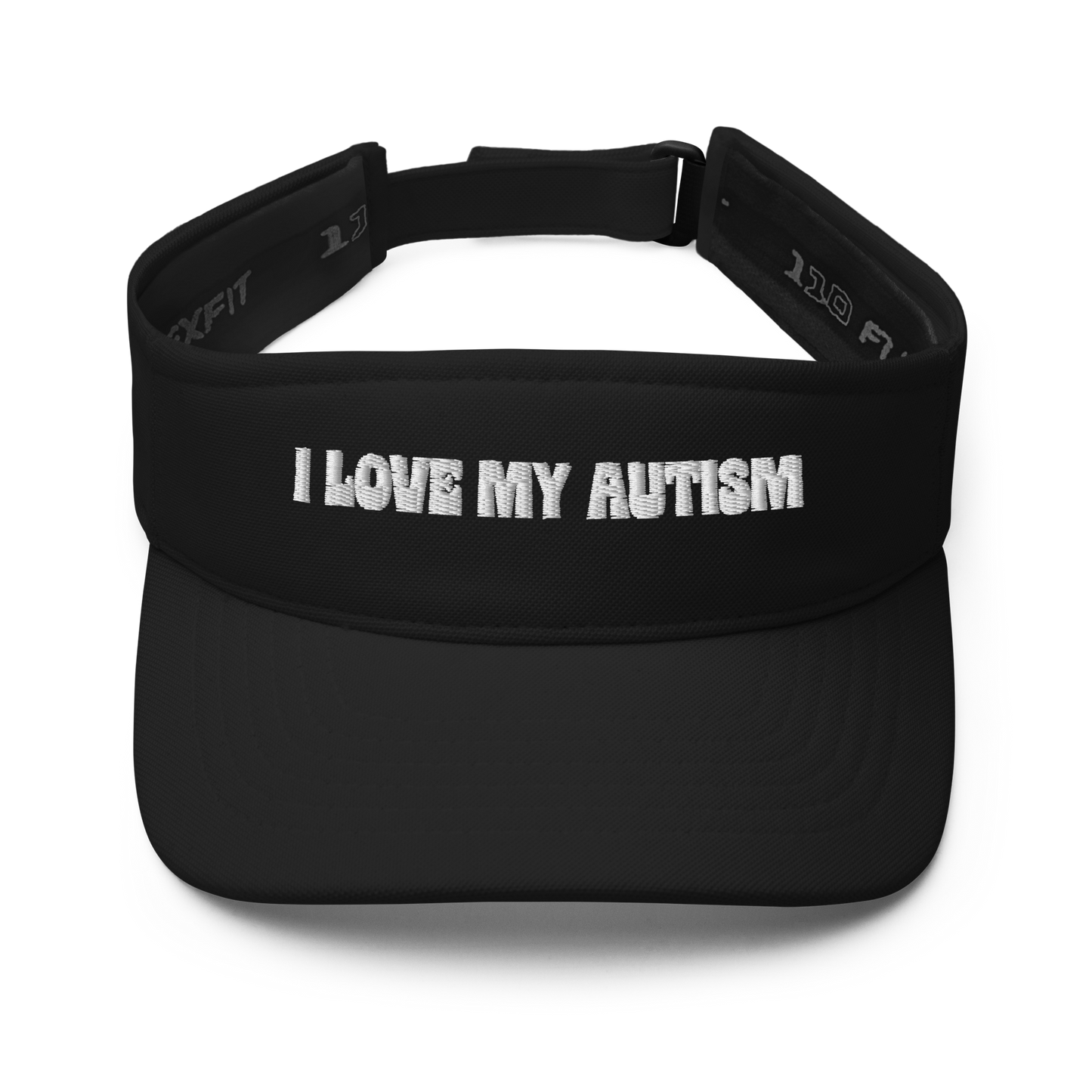 I Love My Autism Visor (Black)