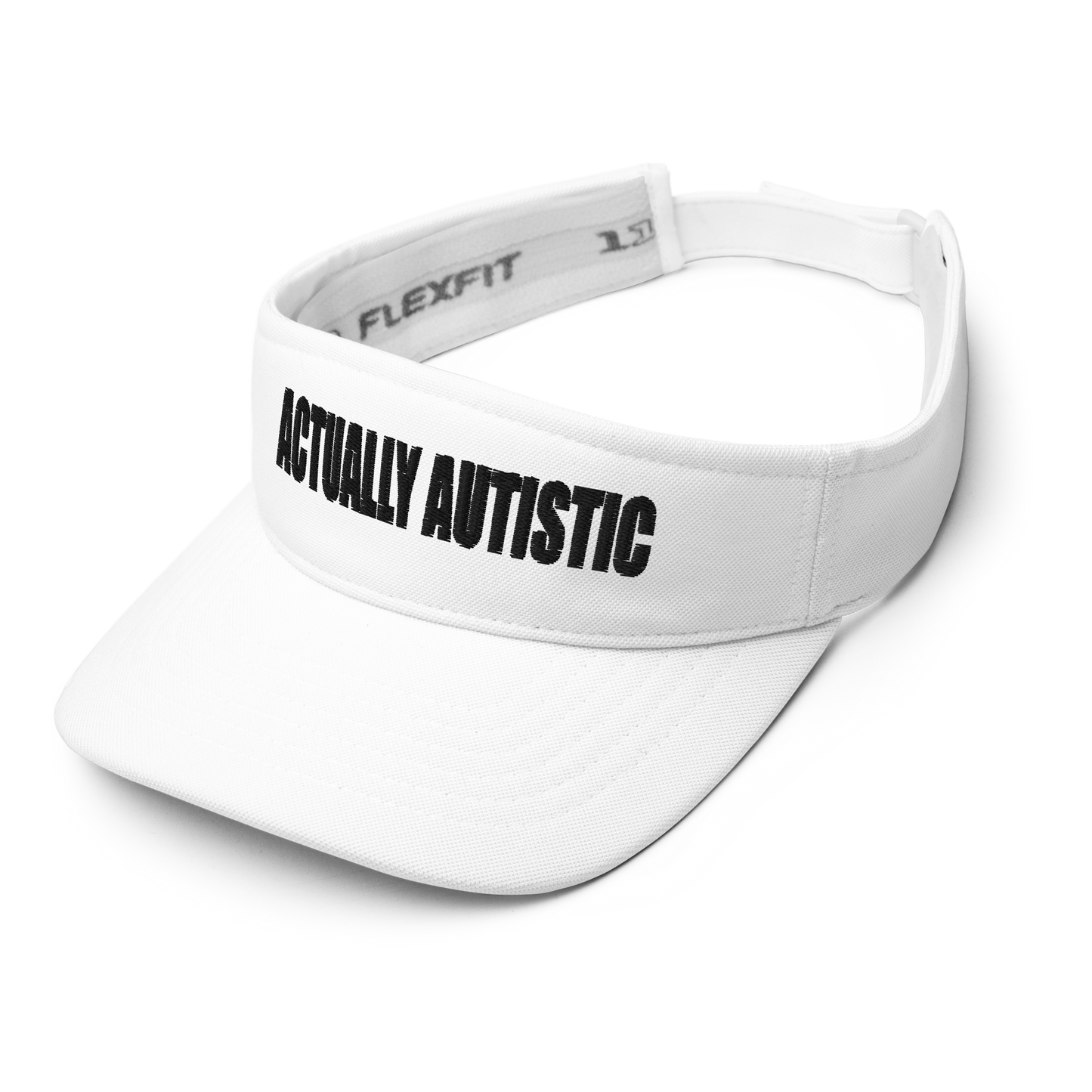 Actually Autistic Visor (White)