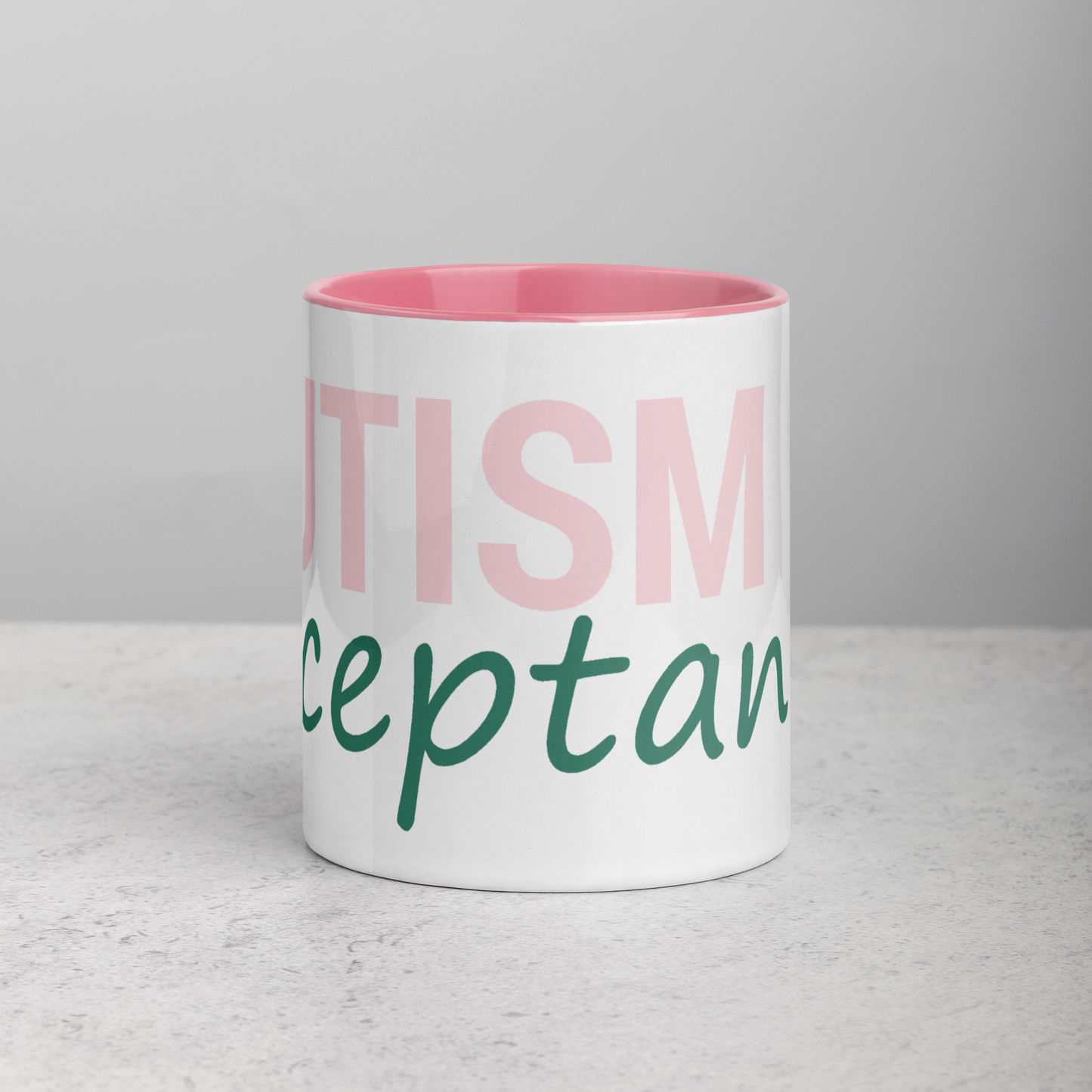 Autism Acceptance Mug (Pink)