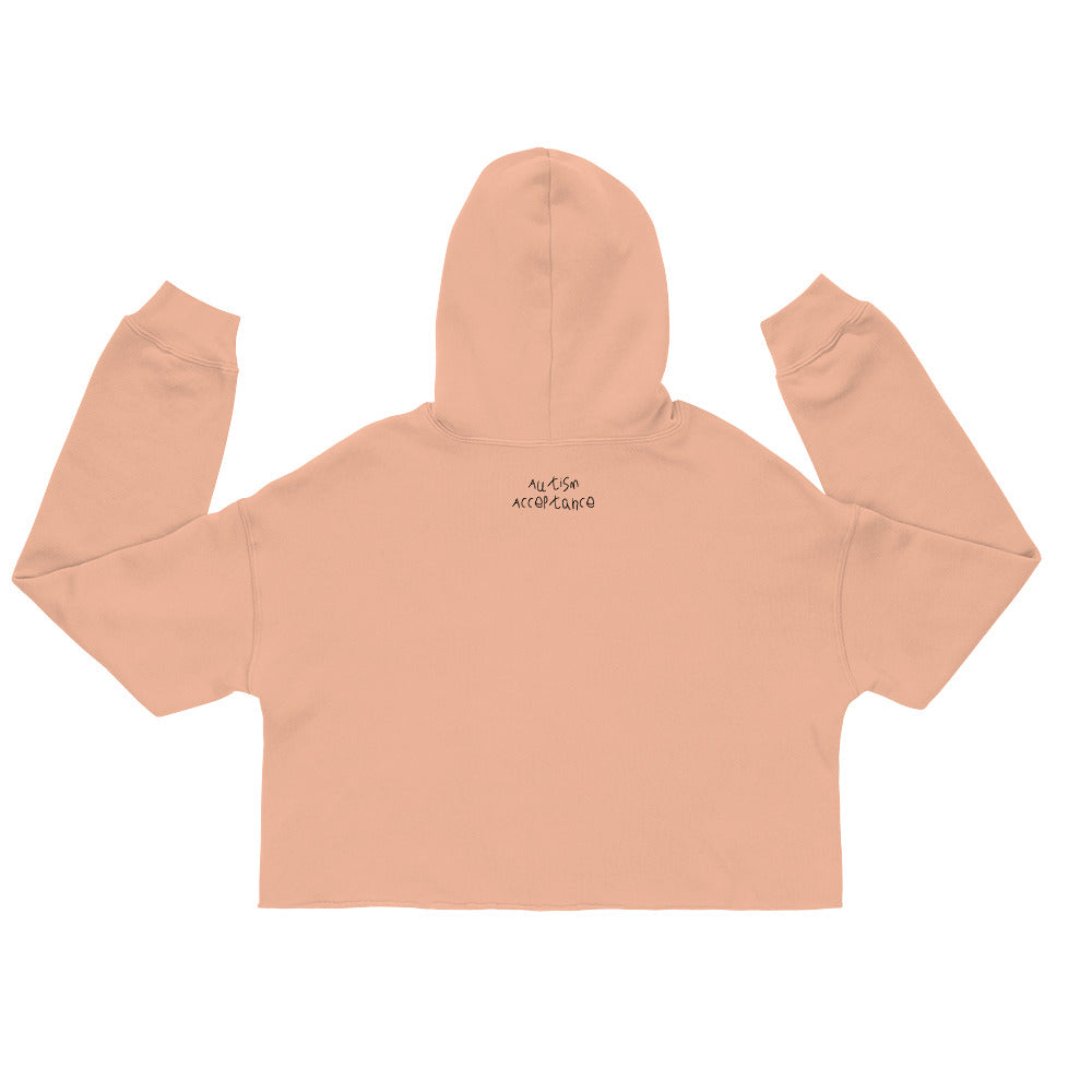 Autism Acceptance Chemistry Crop Hoodie