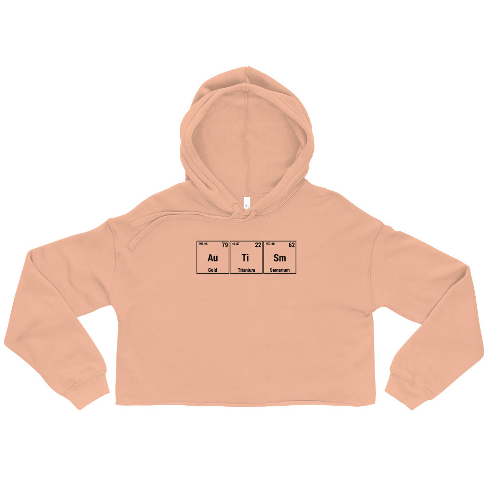 Autism Acceptance Chemistry Crop Hoodie